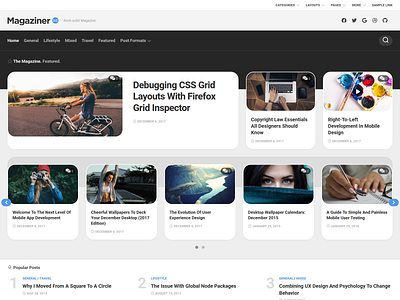 Magaziner WordPress Theme blog magazine responsive wordpress wordpress theme