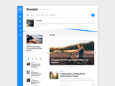 Boxstyle WordPress Theme blog free responsive wordpress wordpress theme