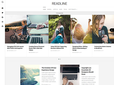 Readline WordPress Theme