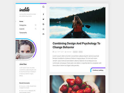 Indite WordPress Theme blog free responsive wordpress wordpress theme