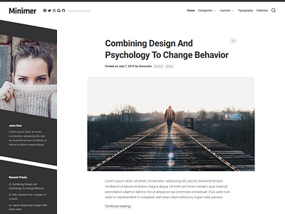 Minimer WordPress Theme blog free responsive wordpress wordpress theme