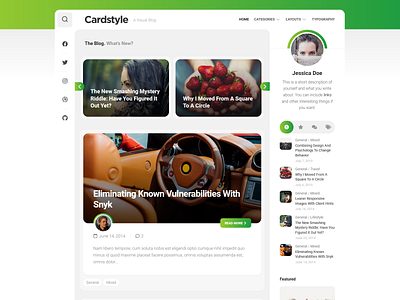 Cardstyle WordPress Theme