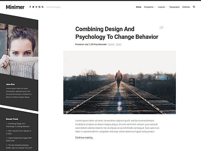 Minimer WordPress Theme