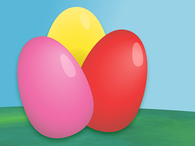 Easter Eggs design easter eggs illustration weekday warmup