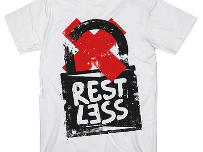 Restless Padlock Tee by Graphorm on Dribbble