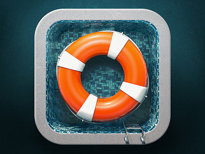 36 Days of Type - O 36 days of type 3d c4d icon letter lettering o pool type typo