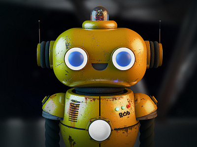 Rob The Bot bot c4d robot