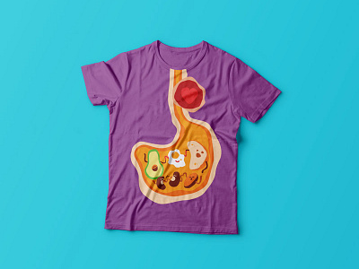 Honduran Food Shirt Print illustration shirt