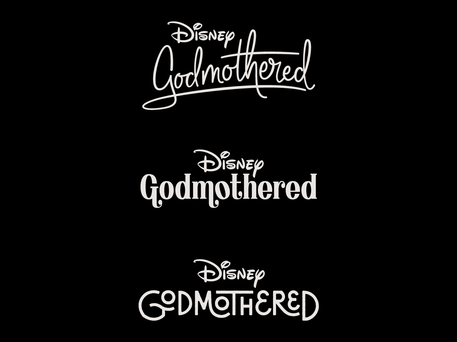 Disneys Godmothered Unchosen Movie Title Treatments By Hoodzpah On Dribbble 