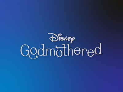 Disney's Godmothered: Unchosen Movie Title Treatments branding branding agency custom lettering custom type disney hoodzpah lettering logo logo design movie logo title treatment type design