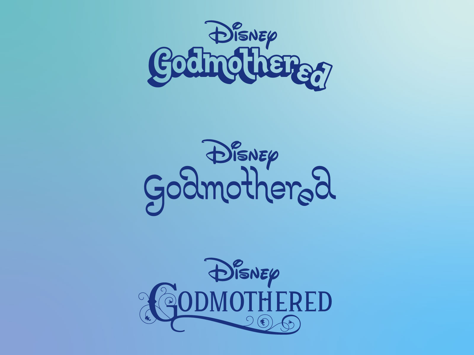 Disneys Godmothered Unchosen Movie Title Treatments By Hoodzpah On Dribbble 