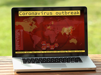 Coronavirus outbreak UI app design illustration illustrator lettering minimal ux vector web website