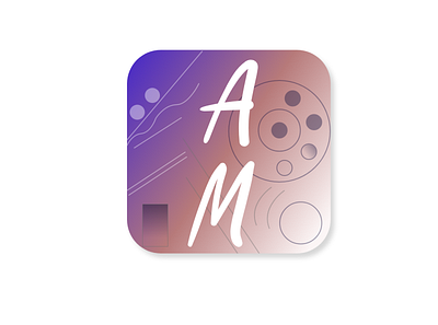 Day 5-App Icon for a sketching/drafting app called Art Memento adobe xd dailyui mobile app uichallenge vector