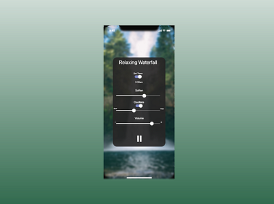 Day 7- Setting Screen for a sound app adobe xd dailyui mobile app photoshop uichallenge