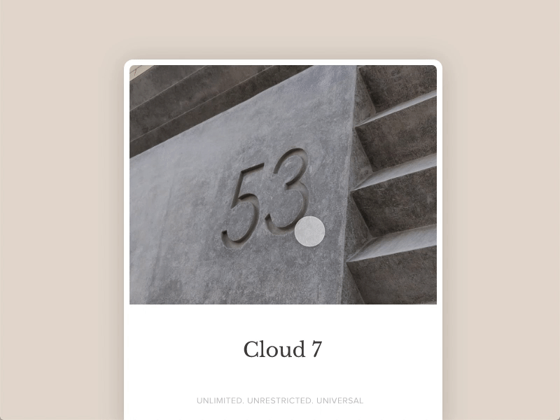 Cloud7 interaction experiment