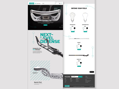 Sporting goods product page clean ui design ecommerce ecommerce design grids ui ux ux design web webdesign website