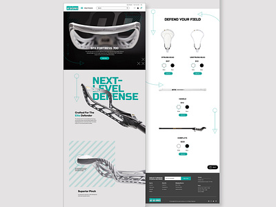 Sporting goods product page