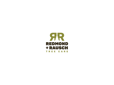 Redmond+Rausch Tree Care branding brown design earth graphic design green logo logo design tree service trees vector