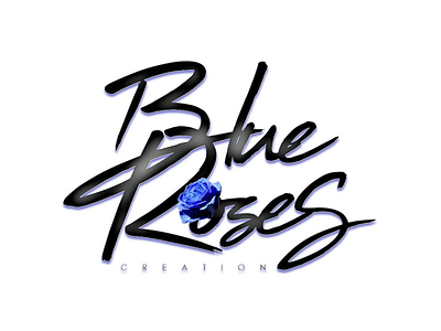 Logo Blue Roses Creation advertisment business card design logo