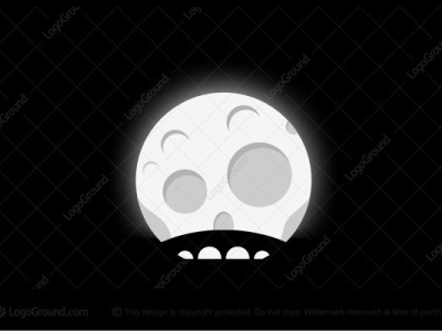 MOON BRIDGE SKULL branding bridge dark dark logo design icon light logo moon moon logo moonlight night skull skull logo