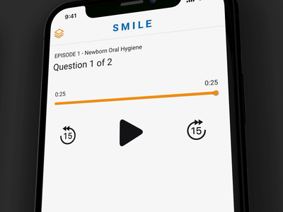 SMILE app animation app design playlist podcast podcasting pregnancy survey recording smile