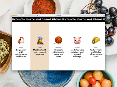 👨‍🍳 NoA Kitchen (desktop version) desktop emoji lunch menu noa