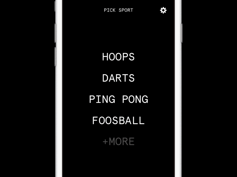 🏁 Rivals: Transition from Menu — Hoops animation app iphone principle prototype rivals side project sports