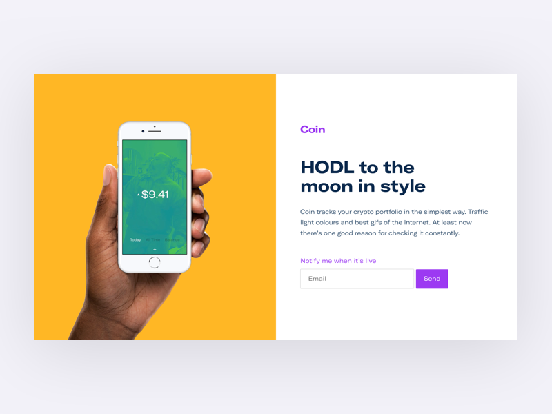 💰 Coin moon hodl gifs portfolio app crypto cryptocurrency