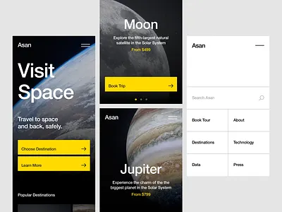 Asan (Space Tourism Concept) helvetica mobile space tourism