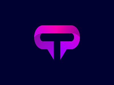 T Branding letter logo