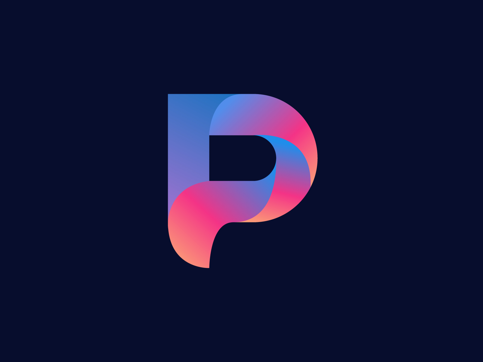 P letter logo by Md Rajib Hossain on Dribbble