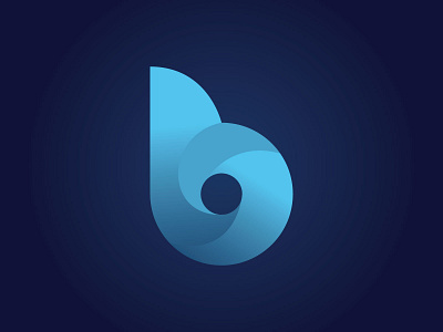 b modern logo