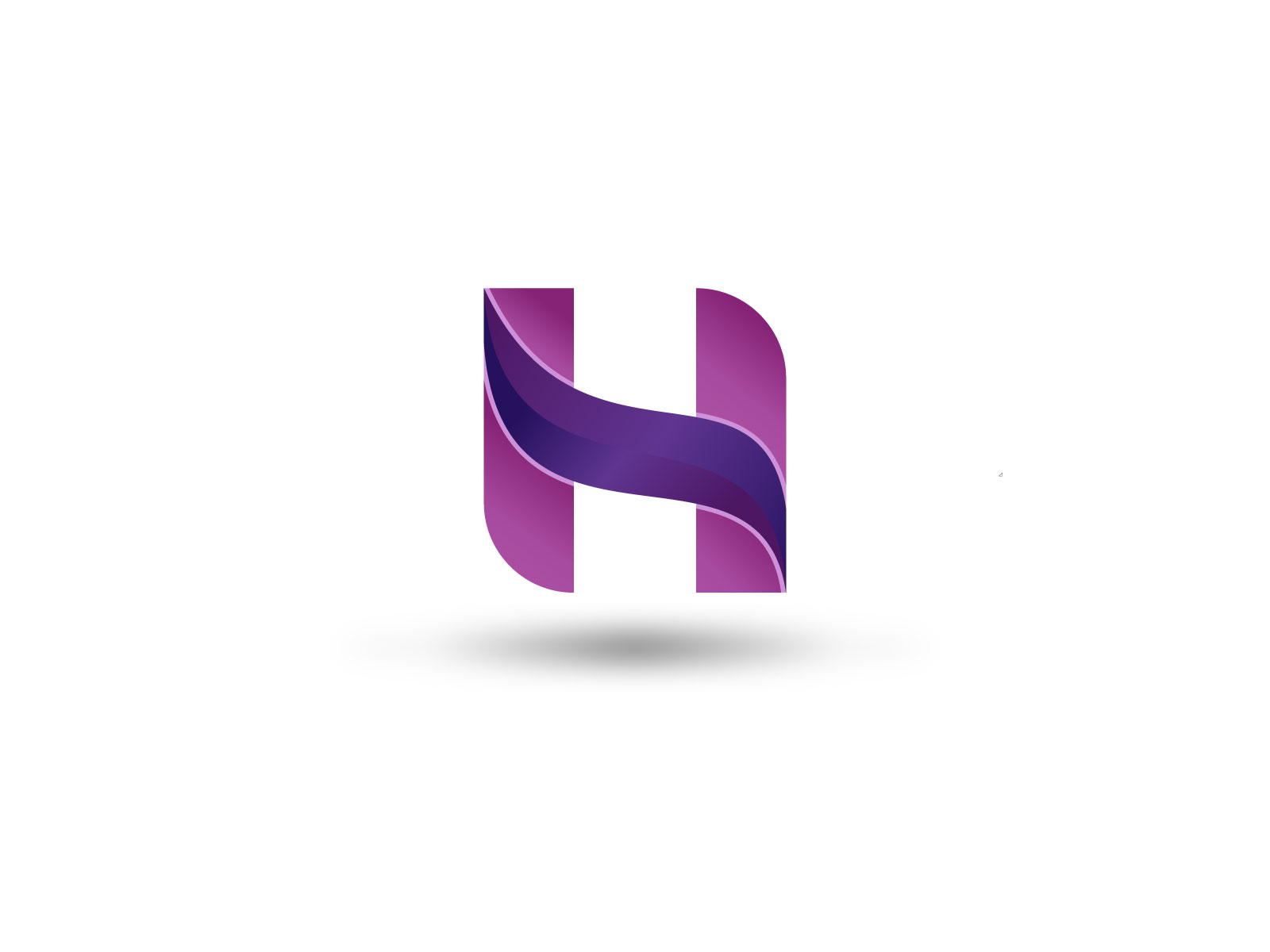 H logo by Md Rajib Hossain on Dribbble
