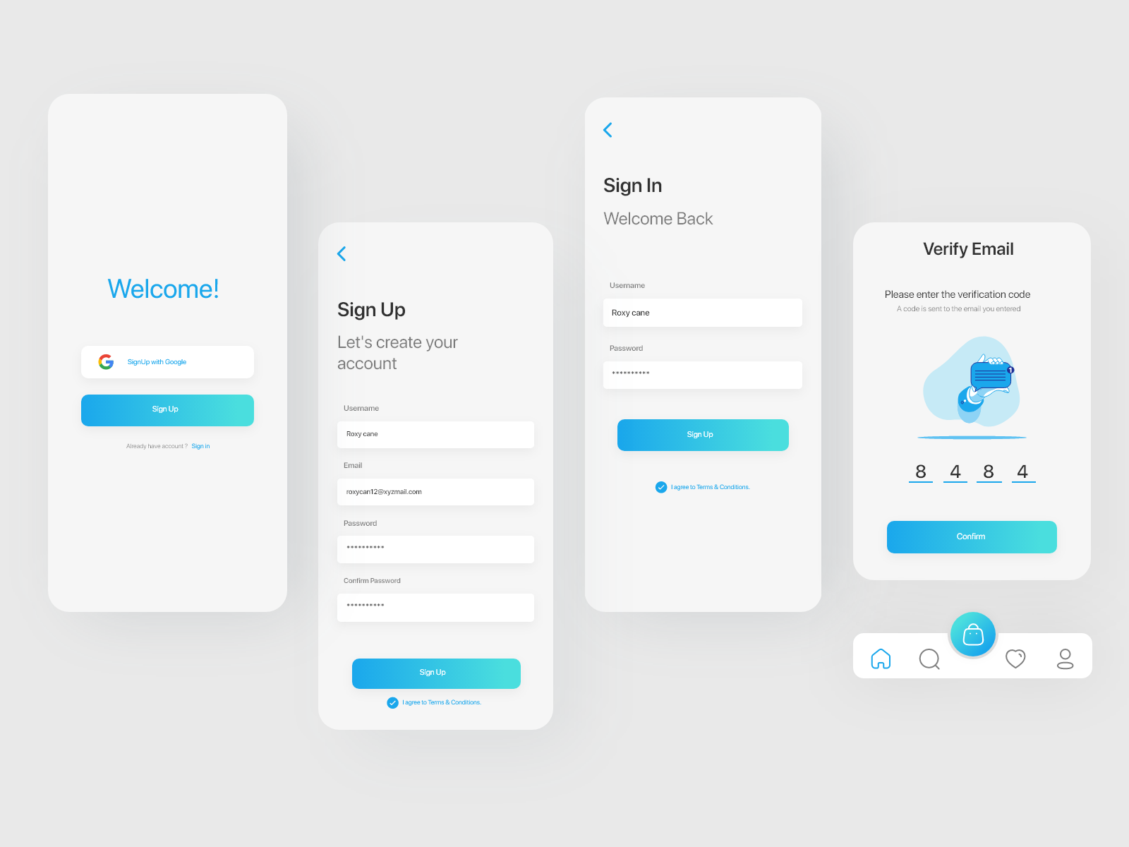 Sign In / Register by Aditya Sahoo on Dribbble