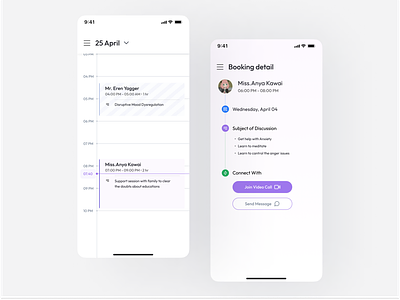 Calendar Booking appointment booking calendar calendar appointment calendar details doctor event figma mental minimal patient theuiface timeslot ui userinetrface ux