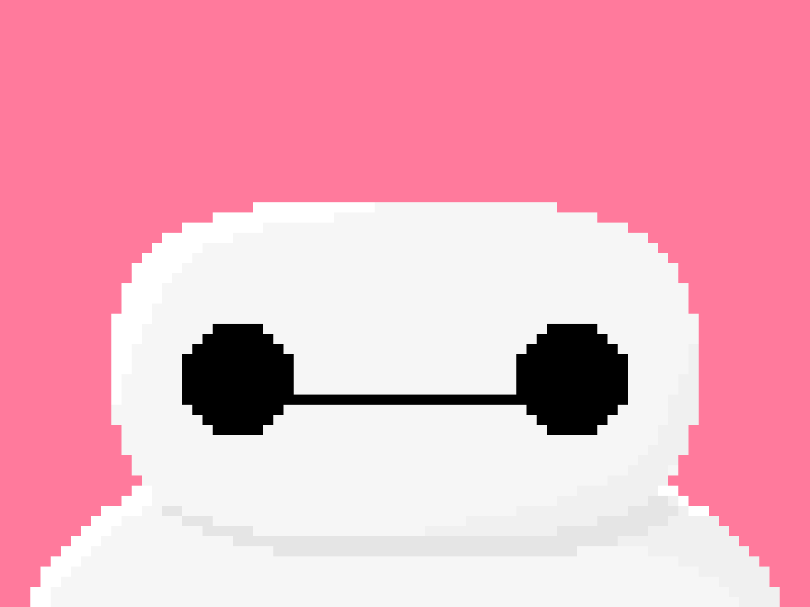 Hello Baymax 2d 2d animation 2d art baymax cute art design pink pixel pixel art