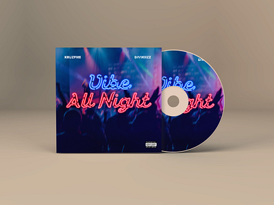 Vibe All Night - Music Cover Art album art branding music