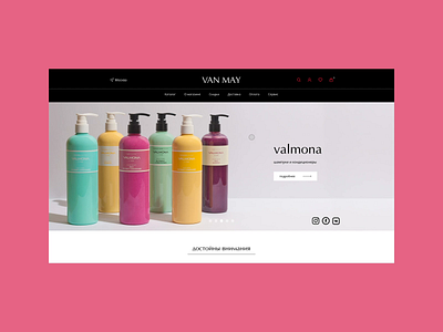 Van May branding design minimal motion ui ux web website