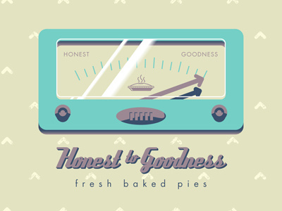Honest to Goodness illustration pie vector