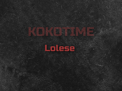 EP • KOKOTIME adobexd