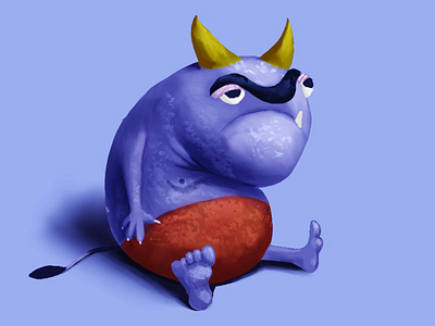 MonsMons 2d 2d character character character design illustration mascot ui illustration
