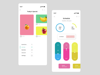 Track Your Health ui ux