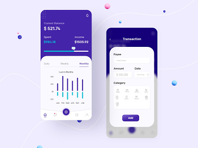 Money Tracking App - Budget Tracking app app design budget budget app design ewallet expense expense tracker finance finance app interface ios app minimal mobile app design money money management ui ui design ux ux design