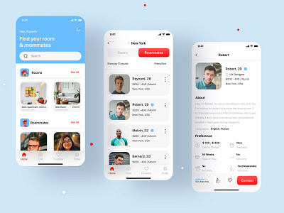 Room & Roommate Finding App
