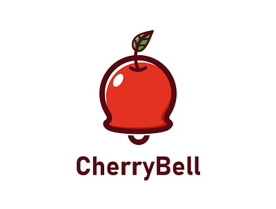 cherryBell logos branding design graphic design icon illustration logo minimal vector web website