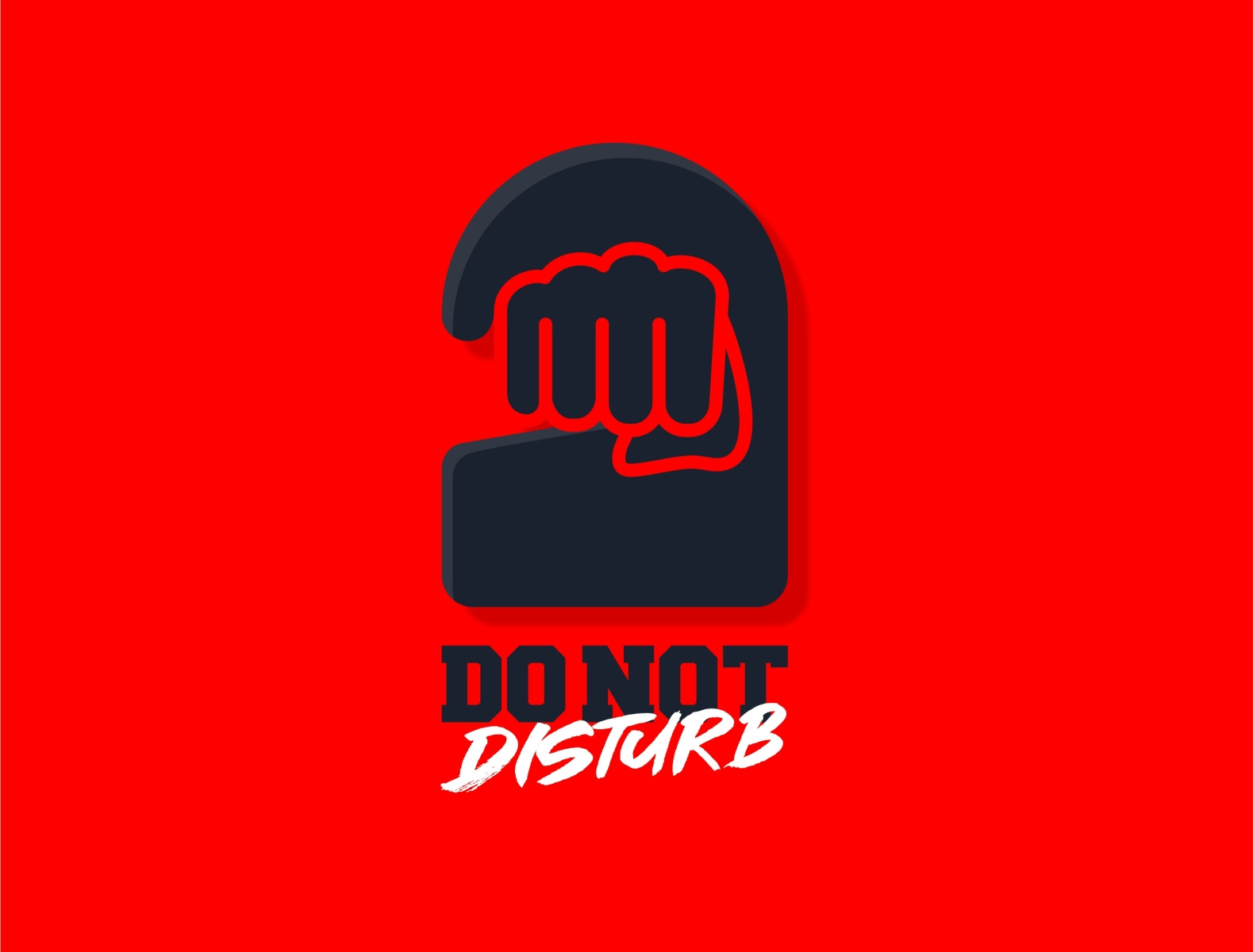 DO NOT DISTURB logo by HAKAGEDE on Dribbble
