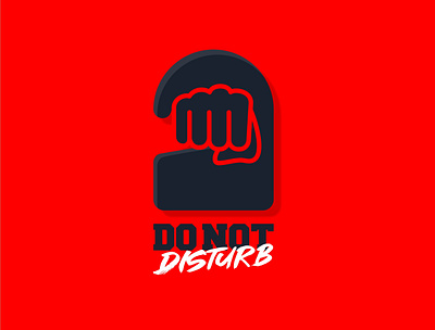 DO NOT DISTURB logo design graphic design icon illustration logo vector