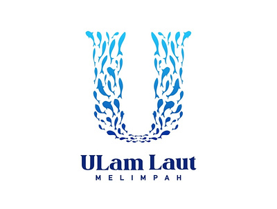 ULam Laut Logo design graphic design icon illustration logo typography vector