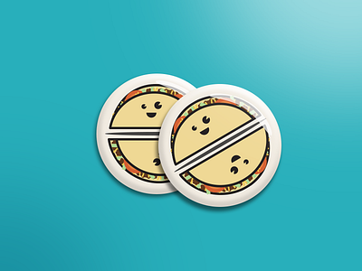 Tacos! button illustration tacos tuesdays vector