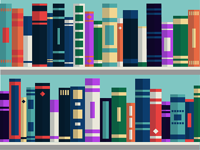 Book Library book books illustration library read reading vector